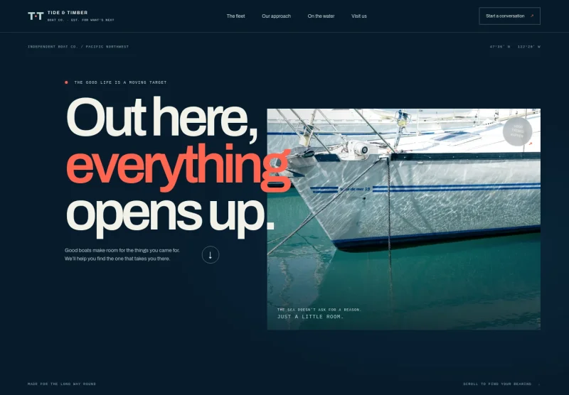 Boat Dealer Website Template