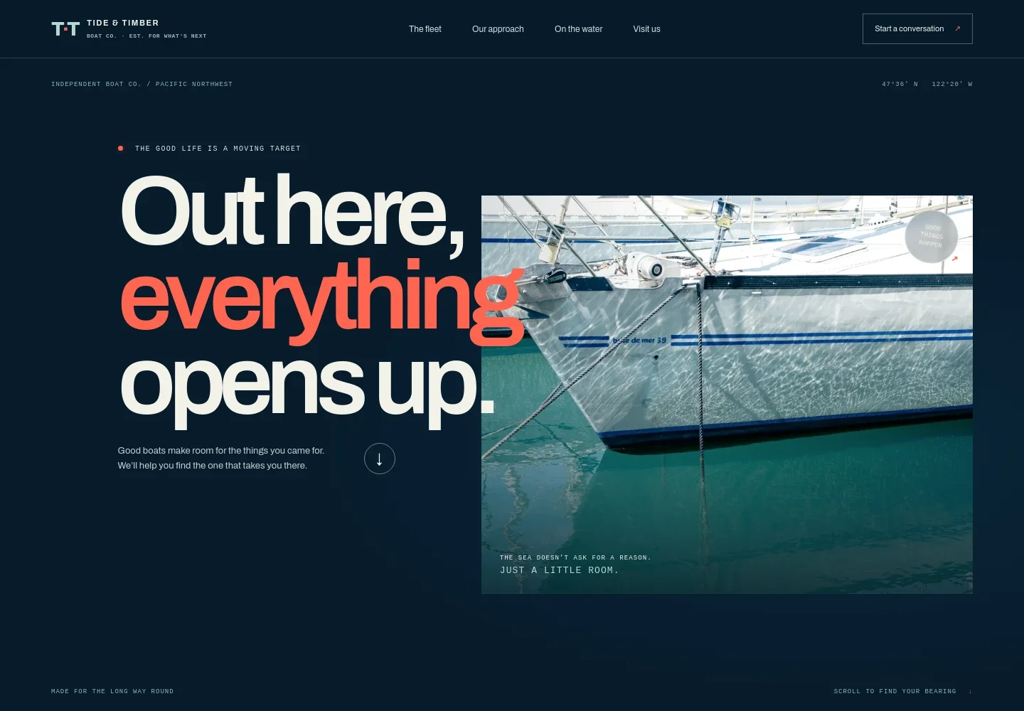 Boat Dealer Website Template
