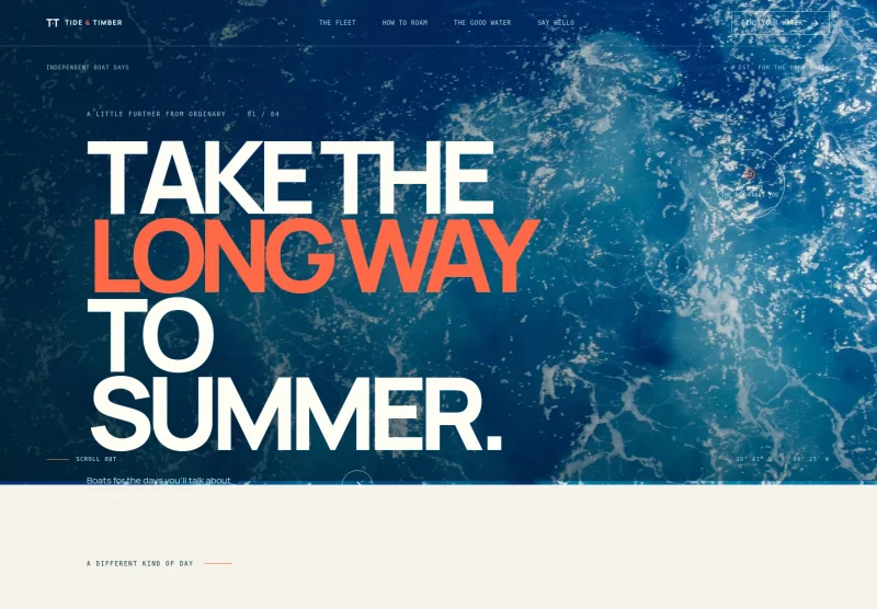 Boat Rental Website Template