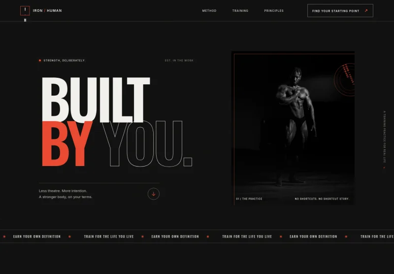 Bodybuilding Website Template