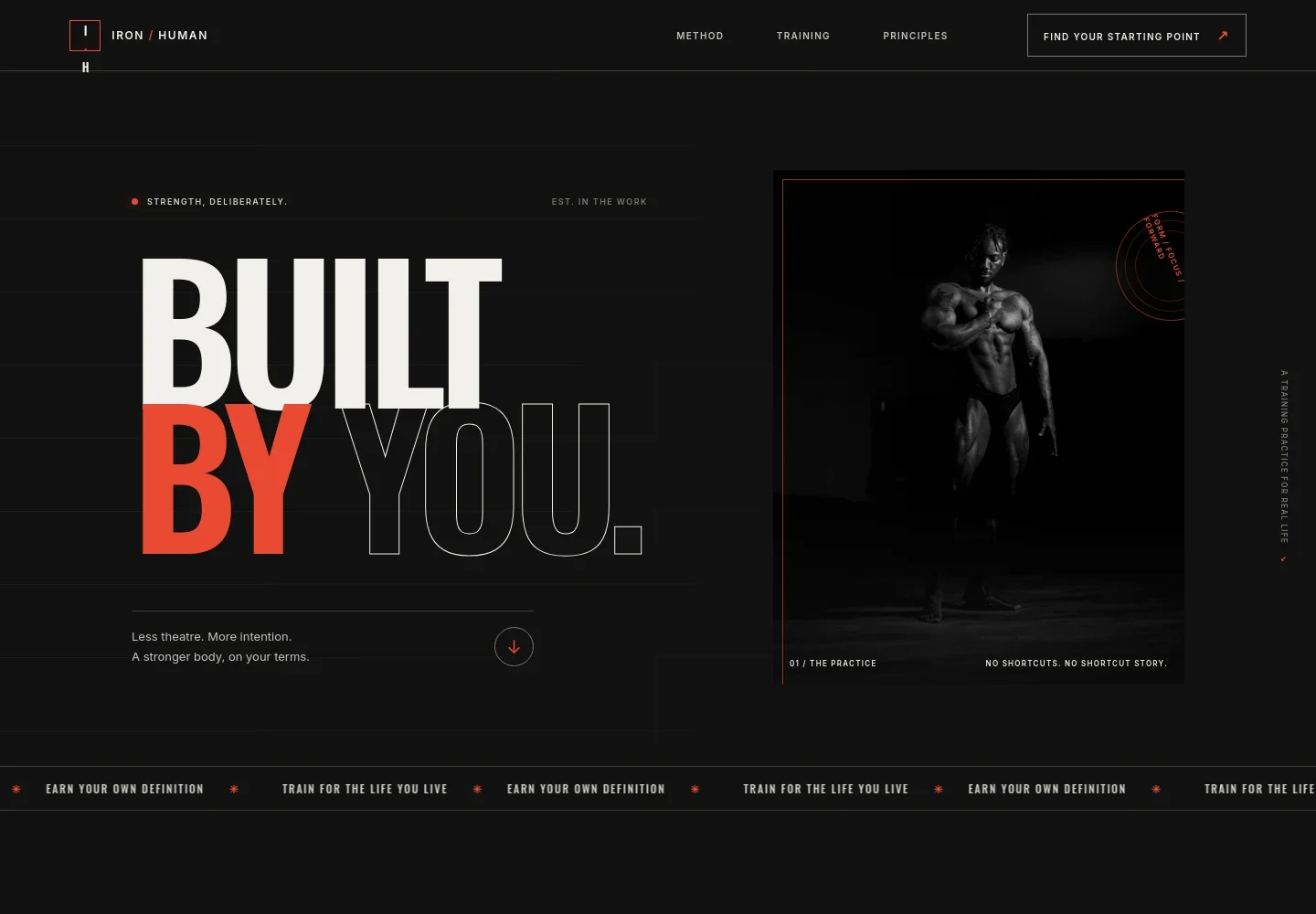 Bodybuilding Website Template