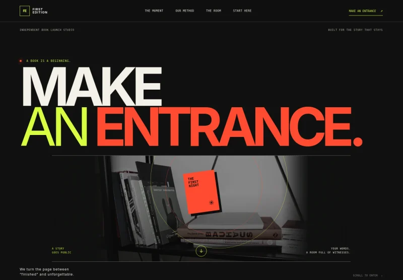 Book Launch Website Template
