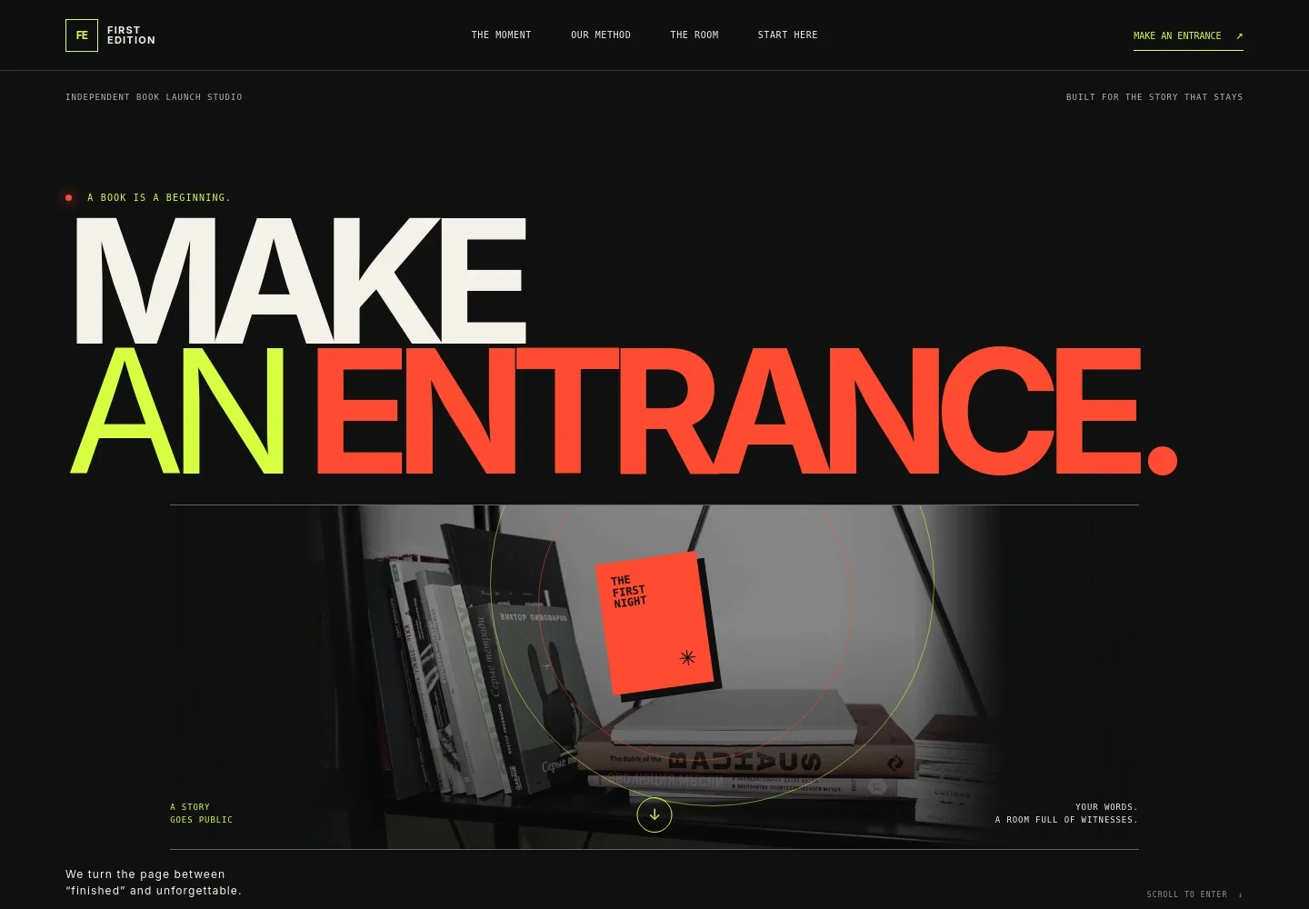 Book Launch Website Template