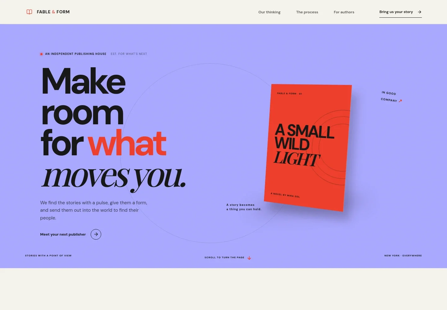 Book Publishing Website Template