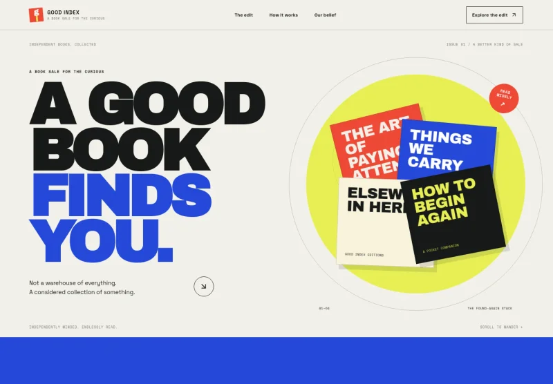 Book Sale Website Template