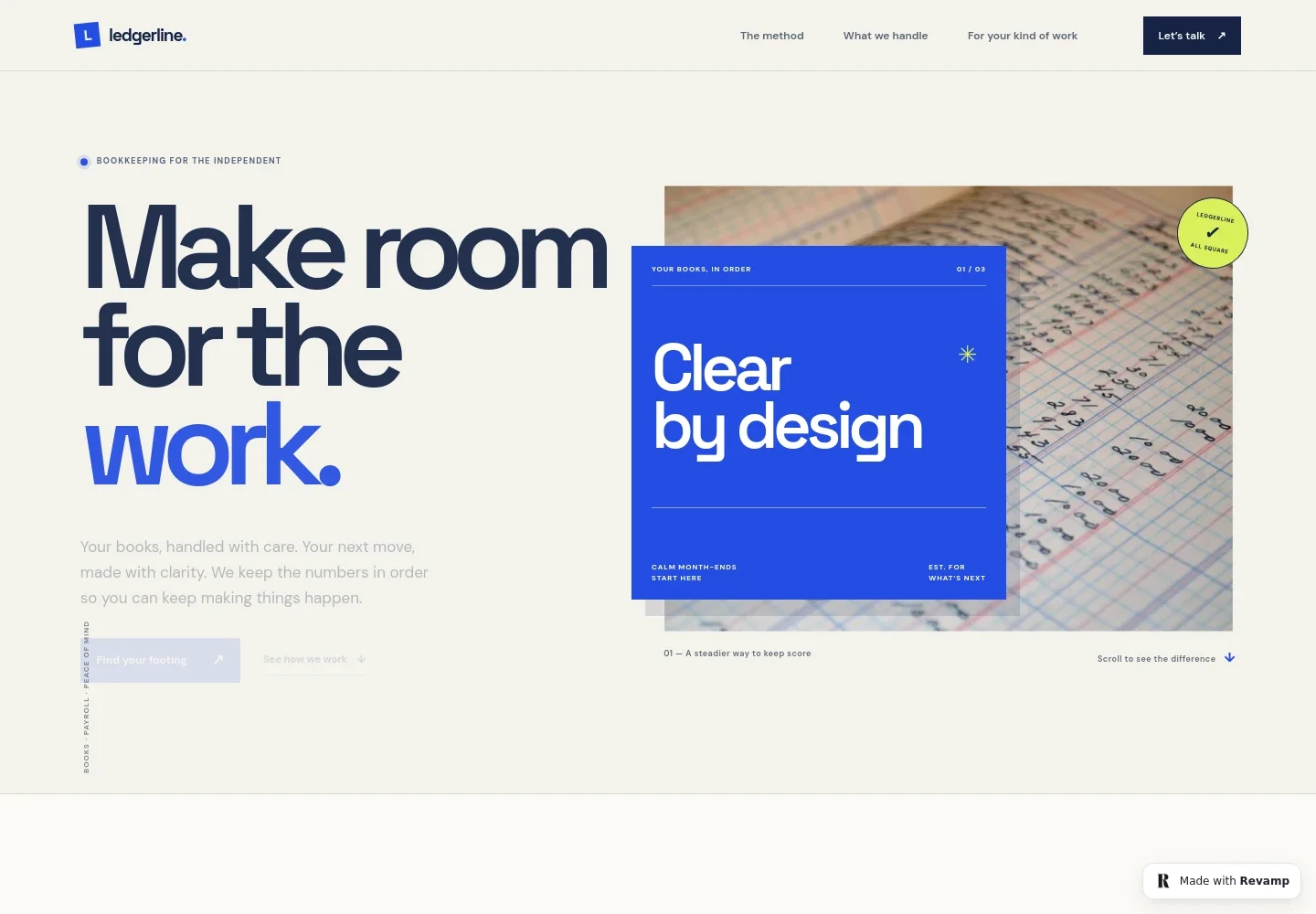 Bookkeeping Website Template