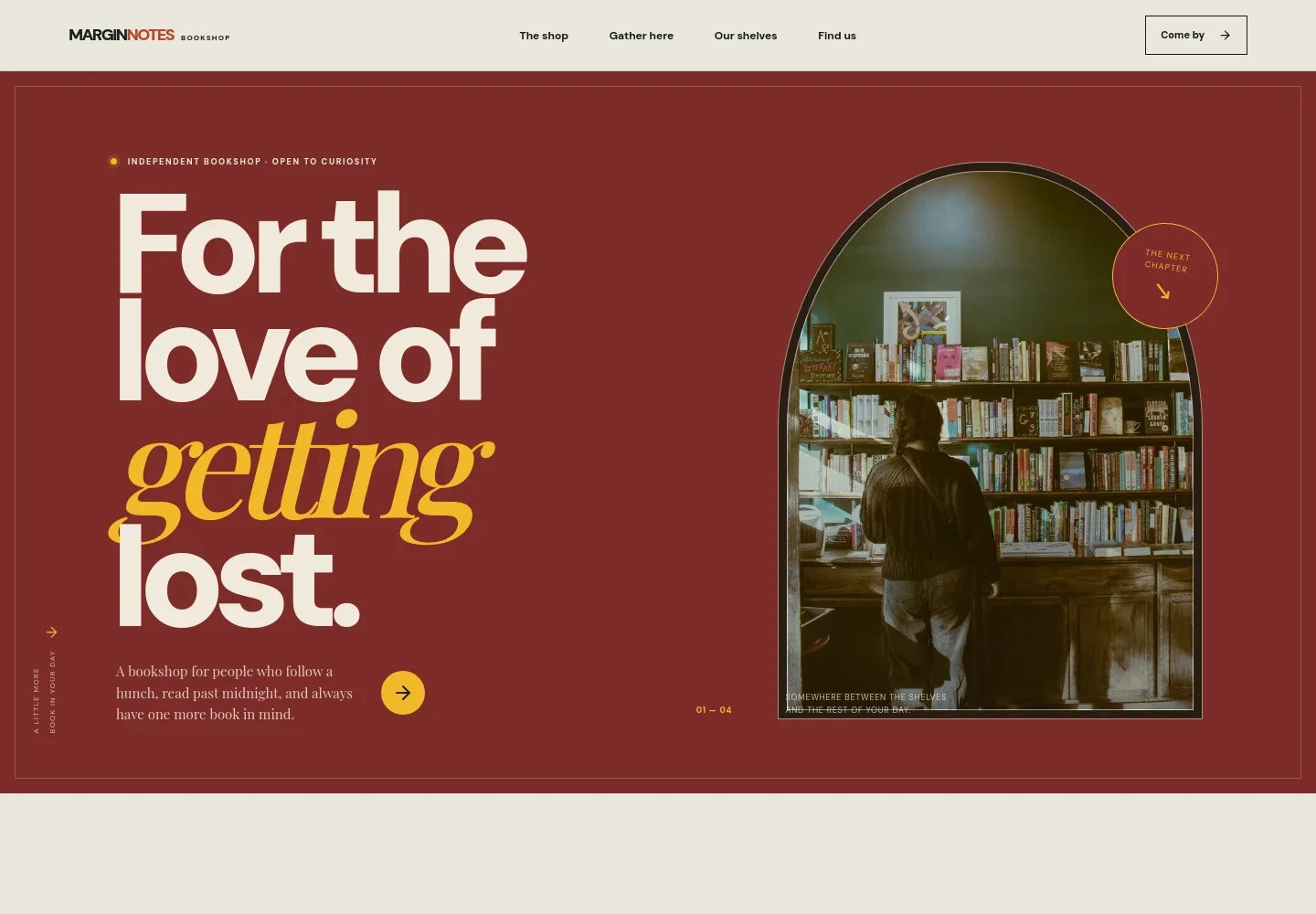 Bookstore Website Template