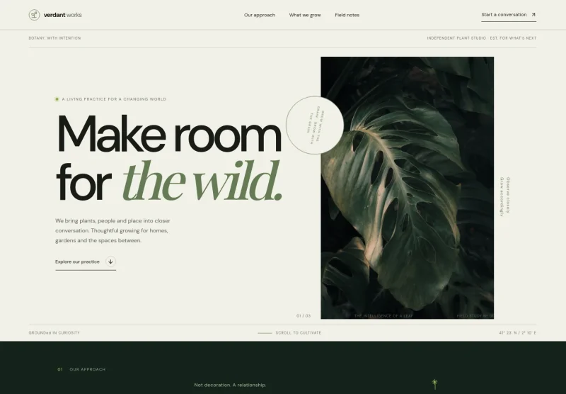 Botany Website Template