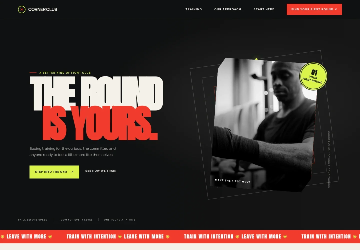 Boxing Website Template