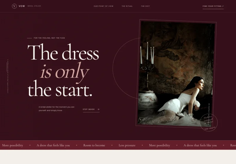 Bridal Salon Website Template