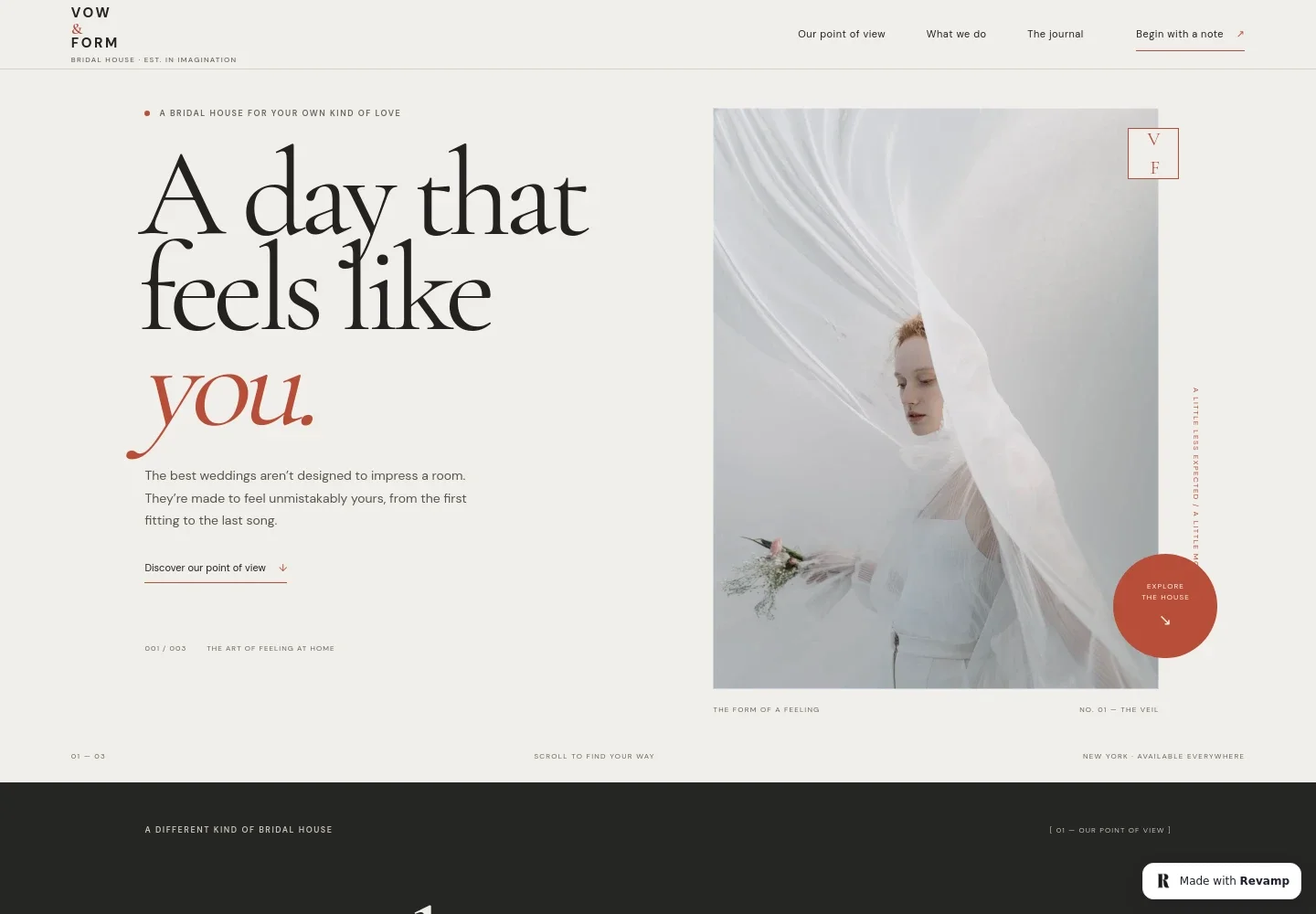 Bridal Website Template