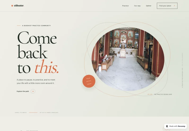 Buddhist Website Template