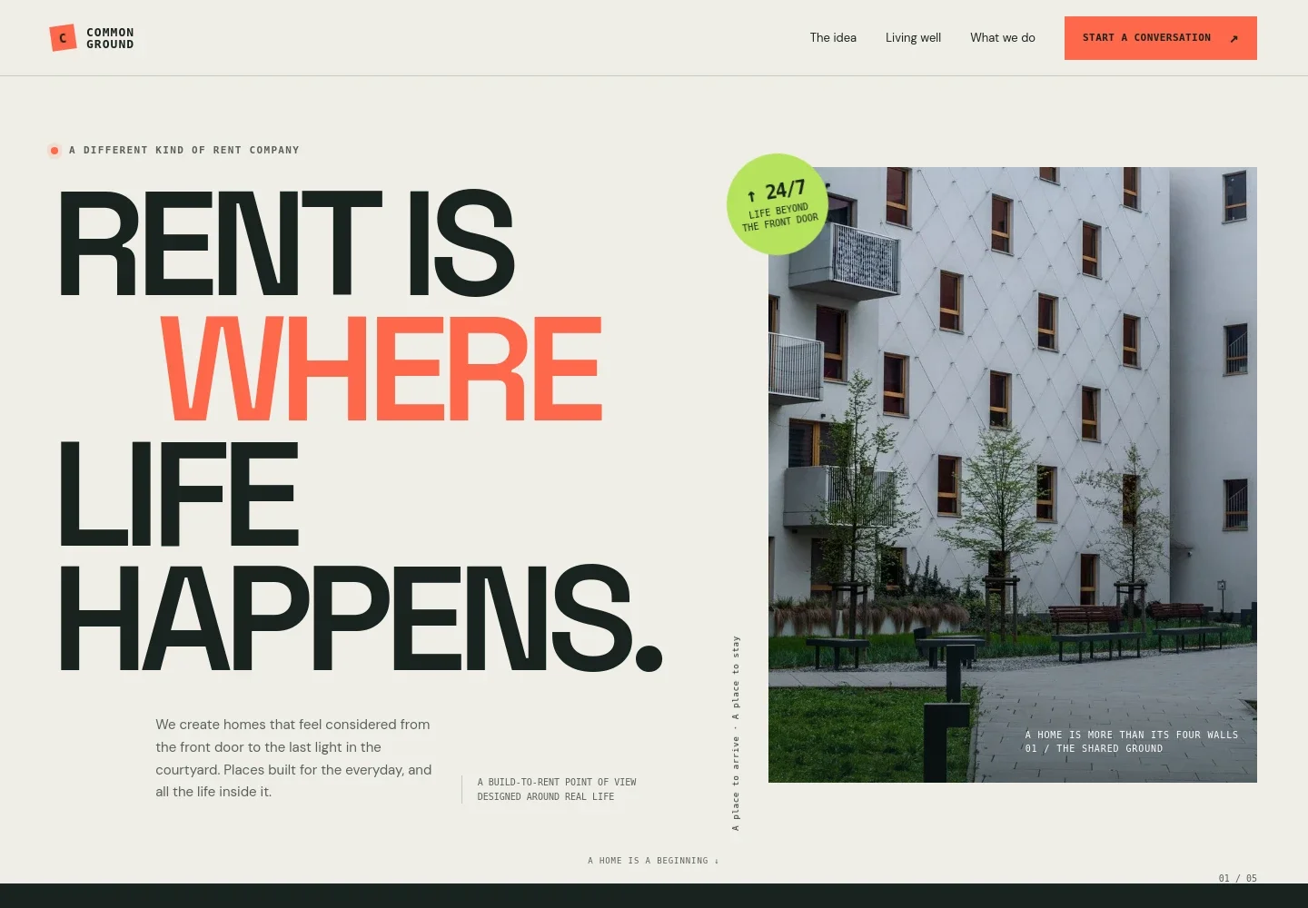 Build To Rent Website Template
