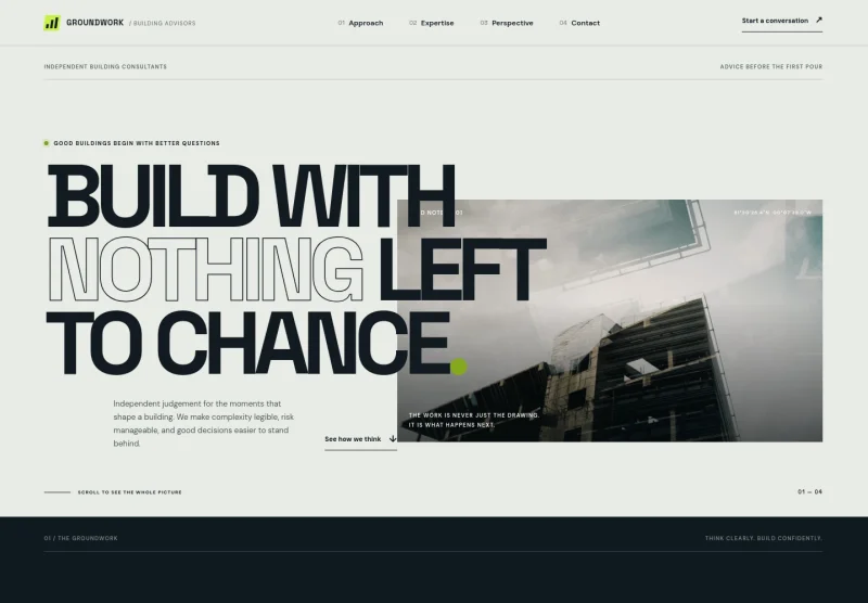 Building Consultant Website Template