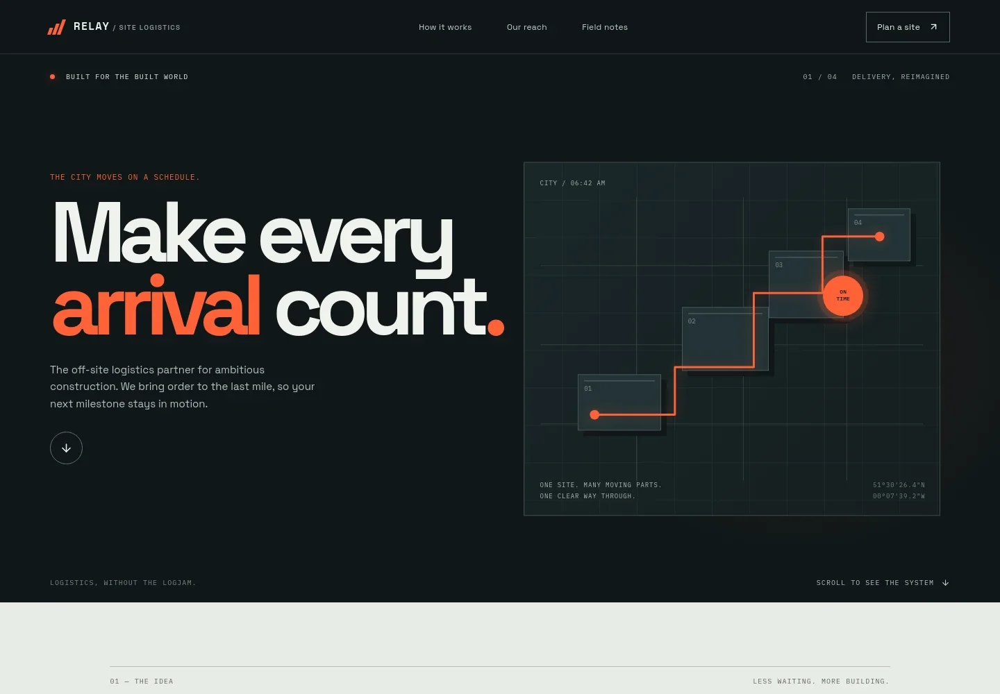 Building Logistics Website Template
