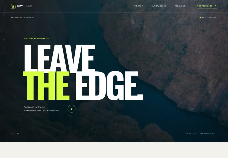 Bungee Jumping Center Website Template