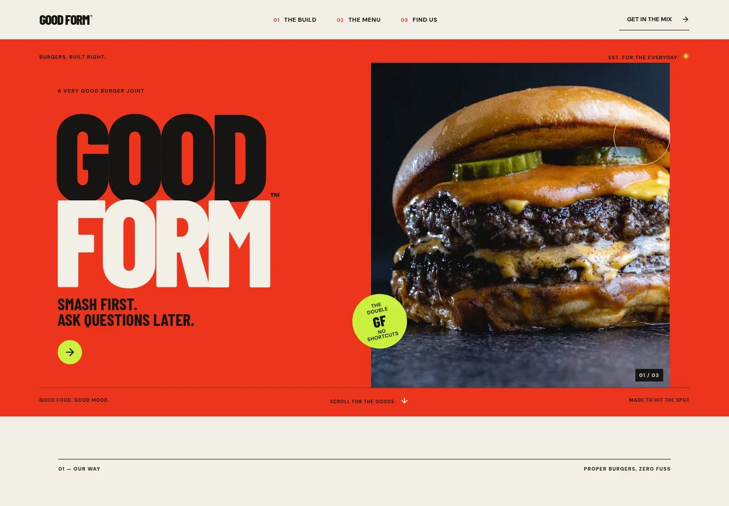 Burger Website Template