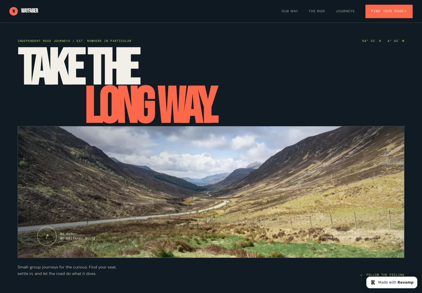 Bus Tour Website Template