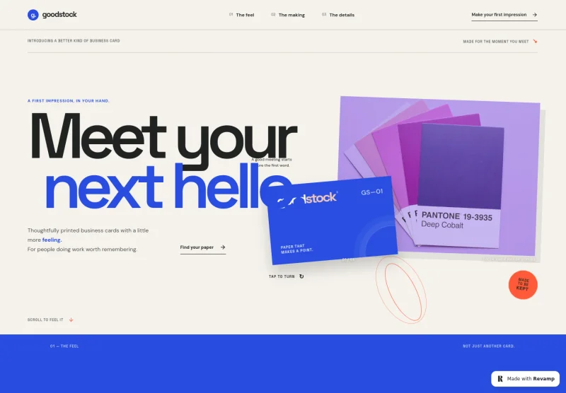 Business Card Printing Website Template