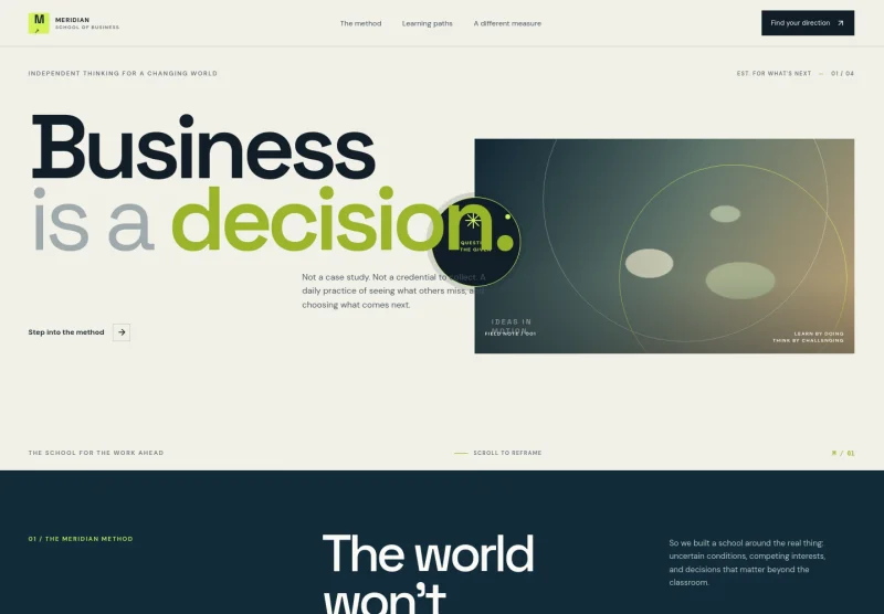 Business School Website Template