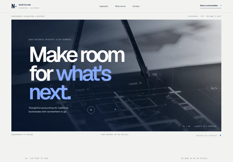 CA Firm Website Template