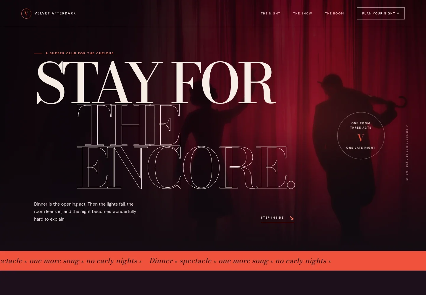 Cabaret Club Website Template