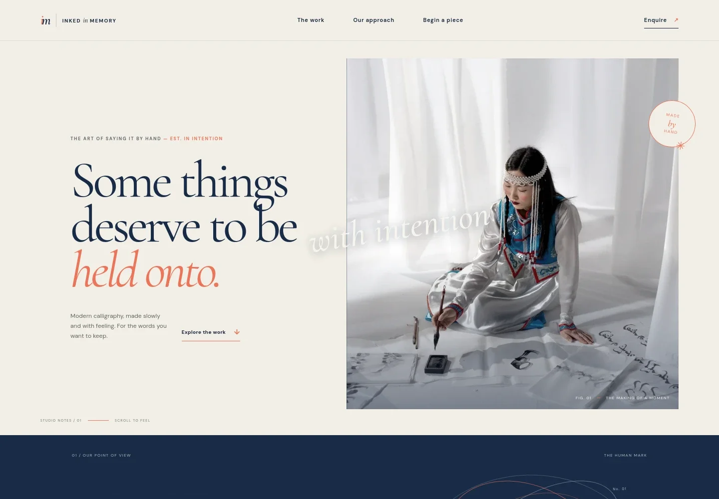 Calligrapher Website Template