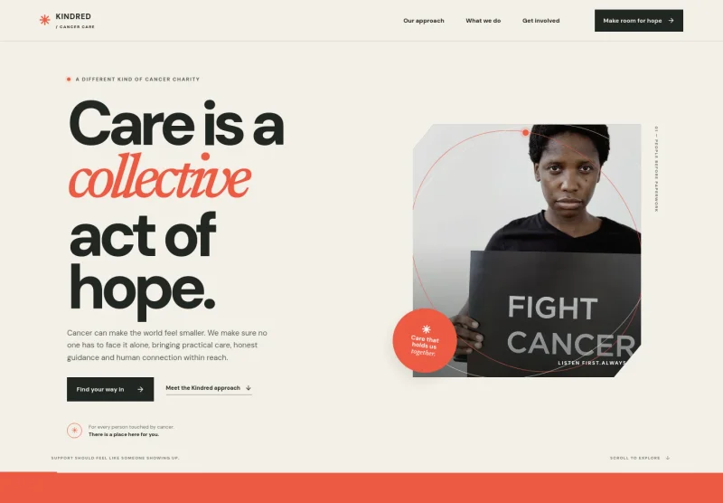 Cancer Charity Website Template