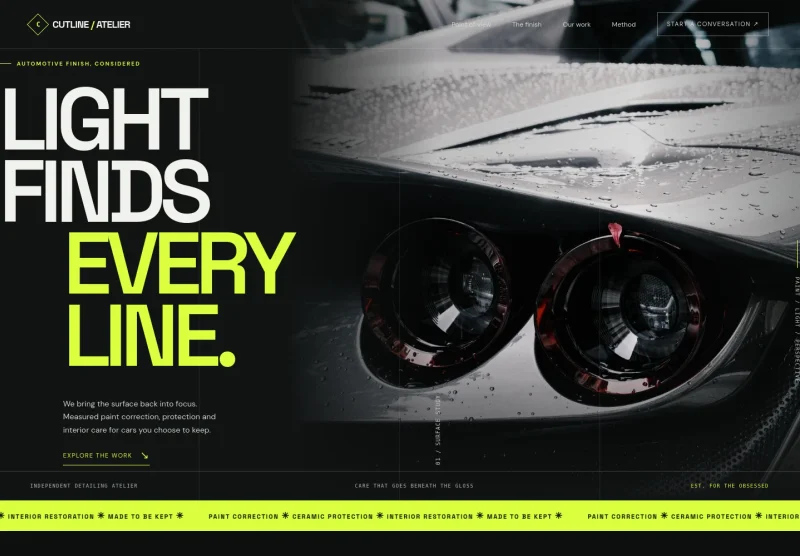 Car Detailing Website Template