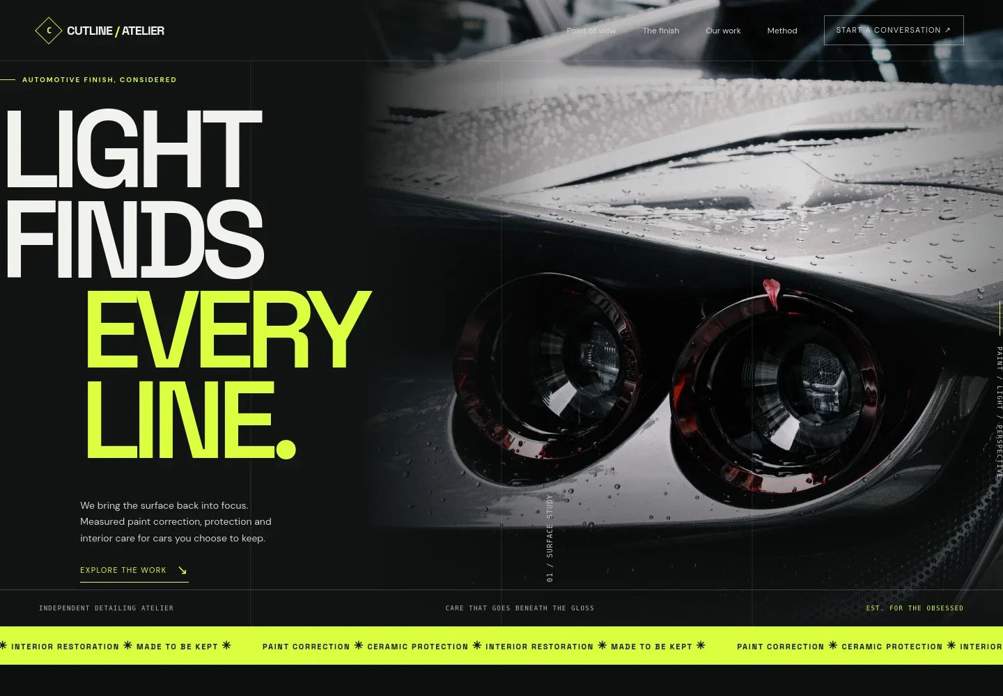 Car Detailing Website Template