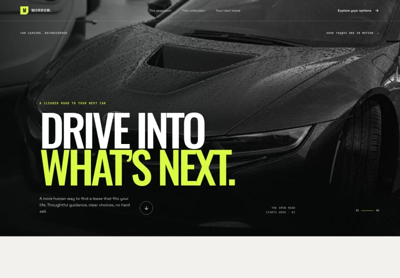 Car Leasing Service Website Template