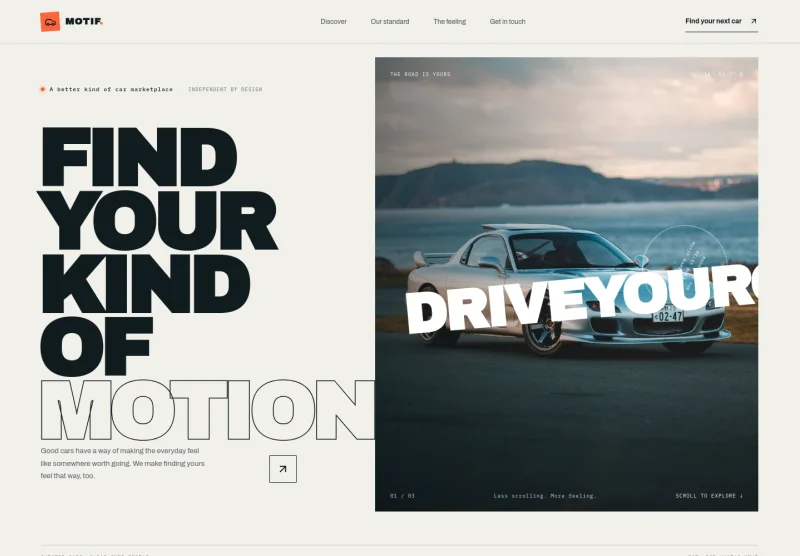 Car Marketplace Website Template