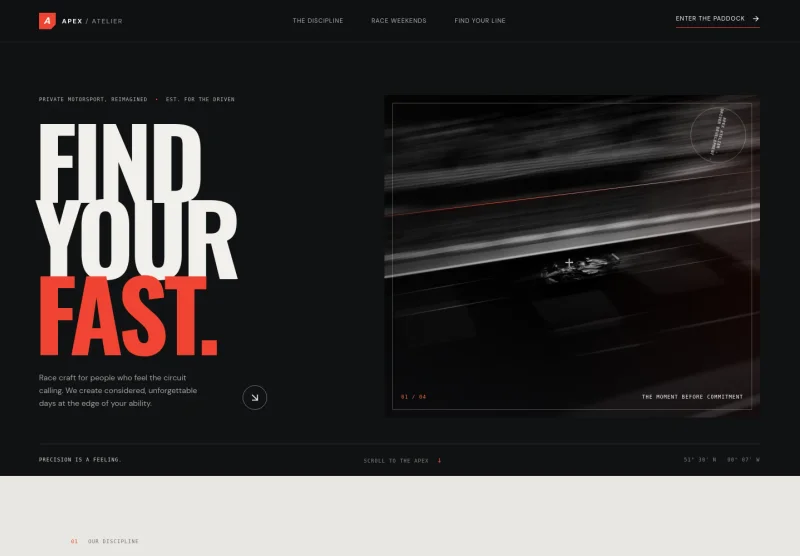 Car Race Website Template