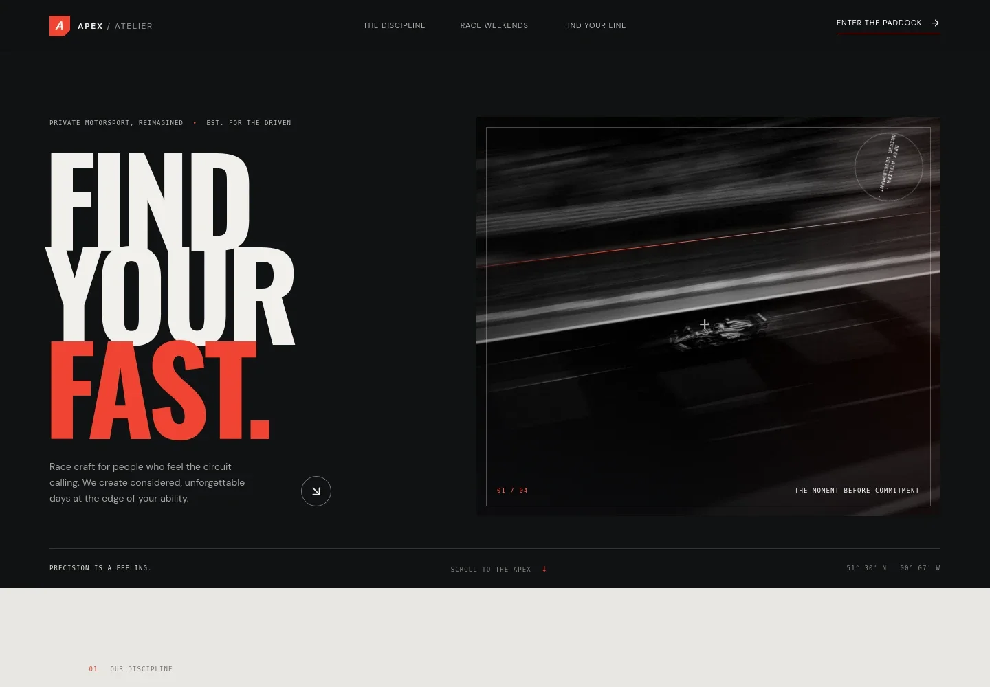 Car Race Website Template