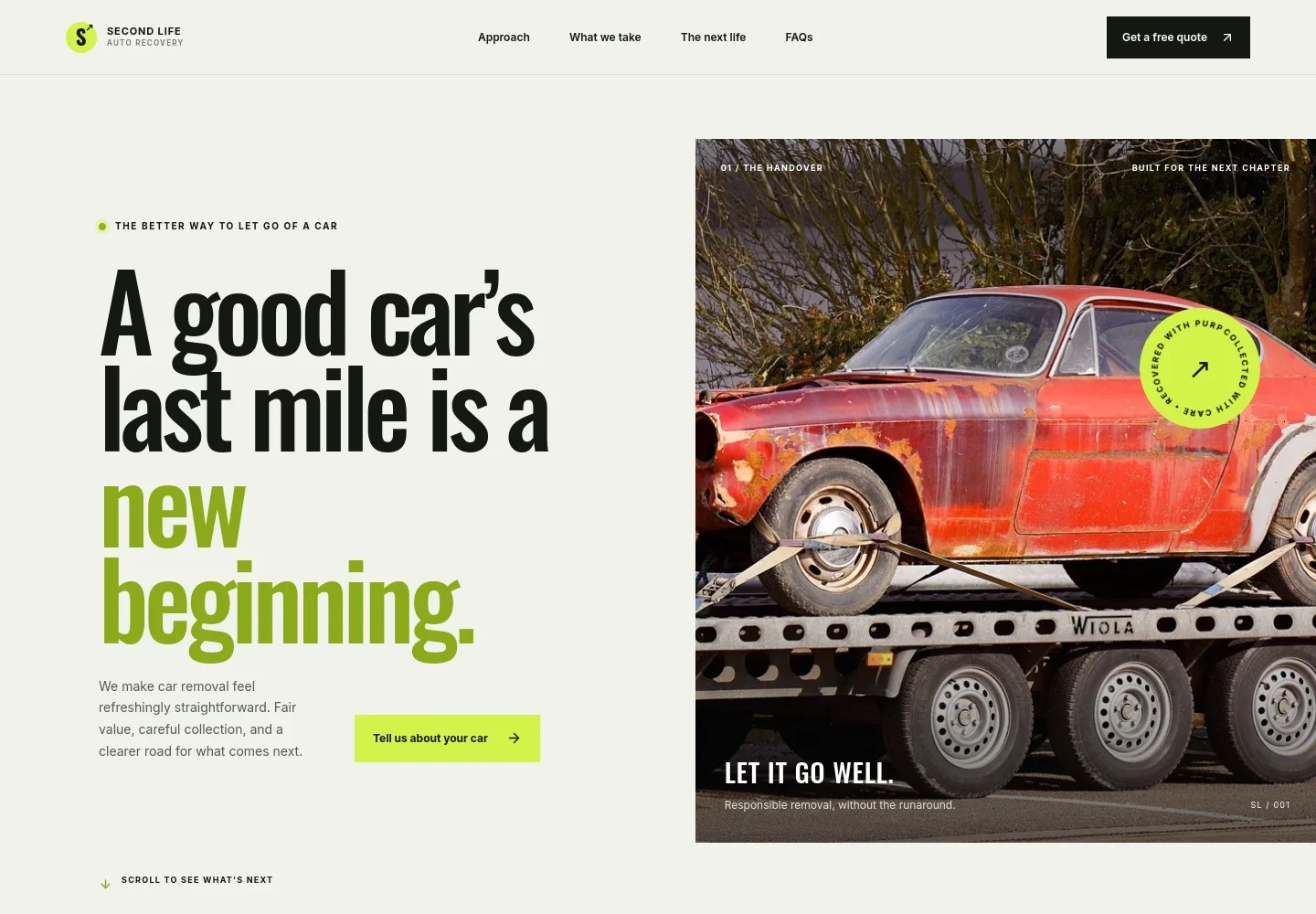 Car Removal Website Template