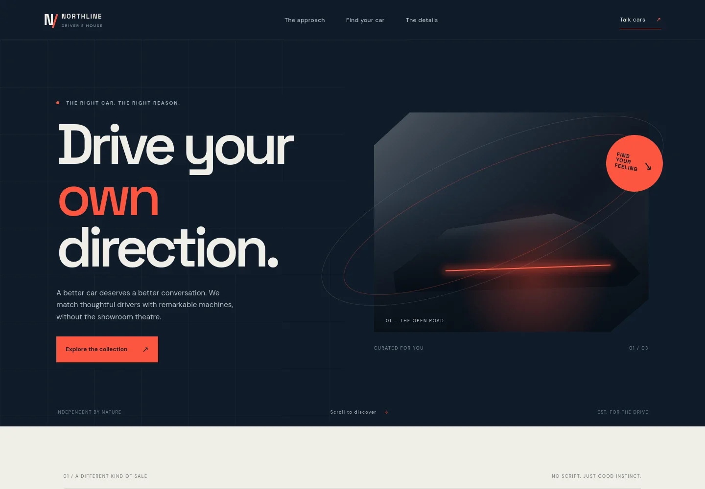 Car Salesman Website Template