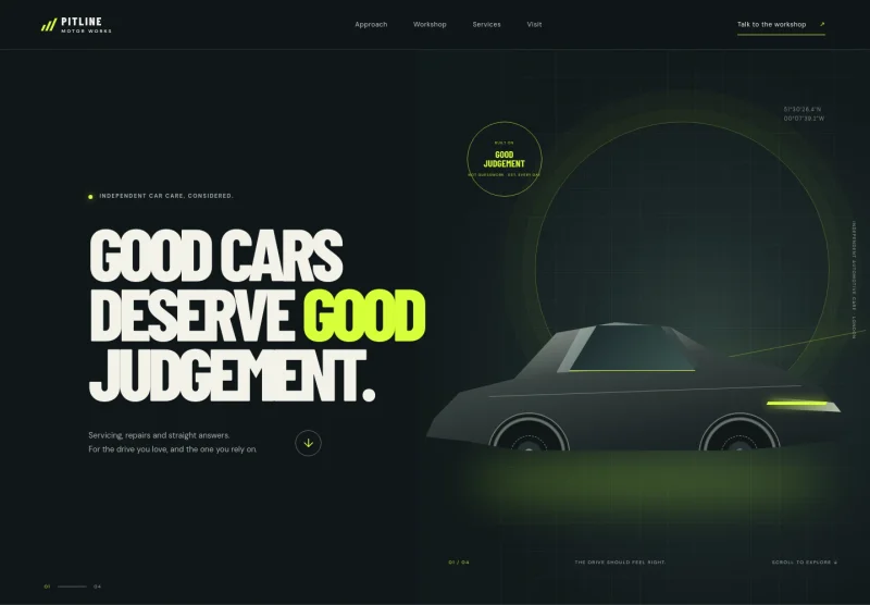 Car Service Website Template