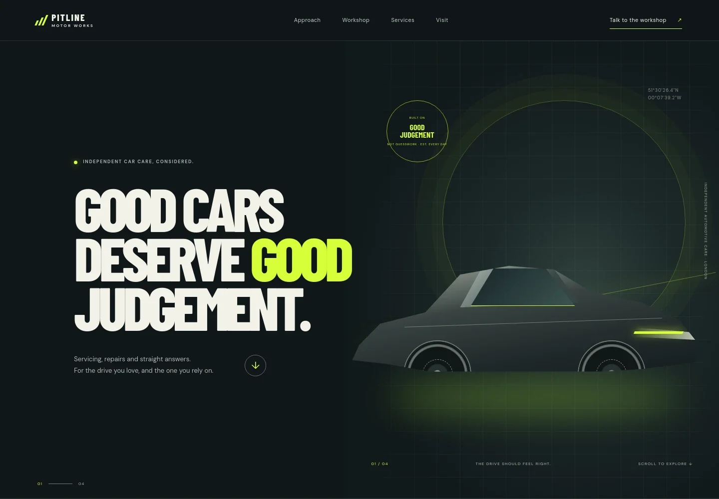 Car Service Website Template