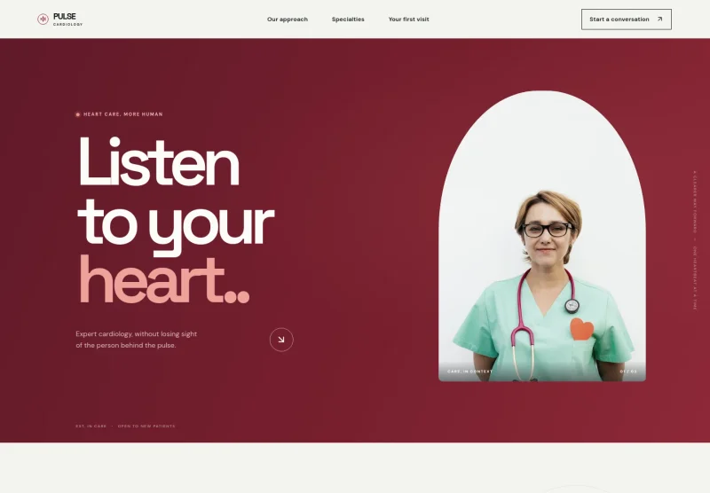 Cardiologist Website Template