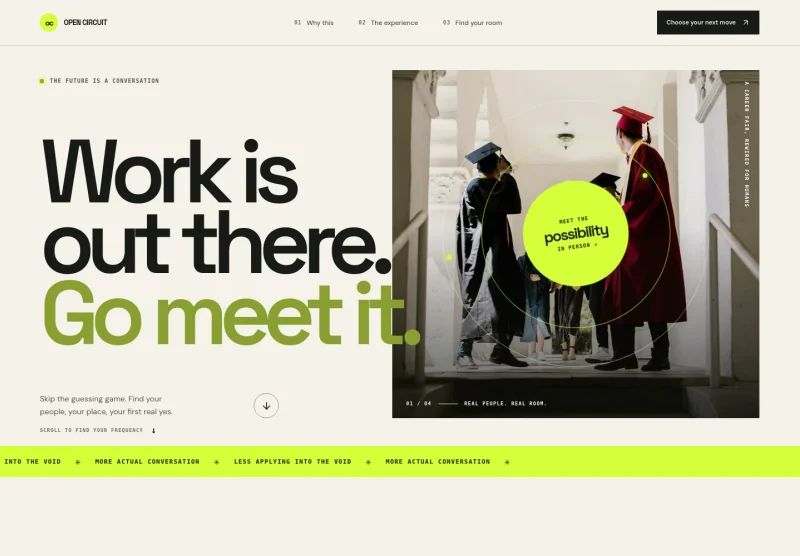 Career Fair Website Template