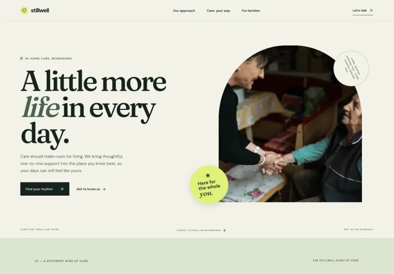 Caregiver Website Template