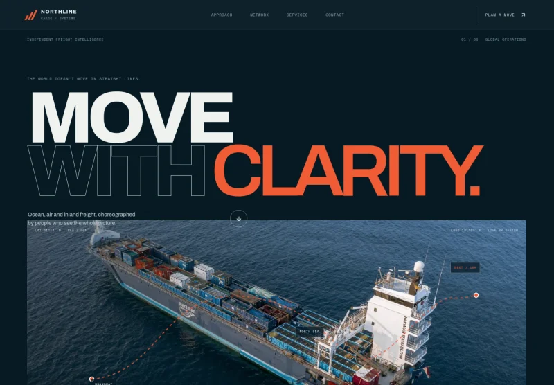 Cargo Management Website Template