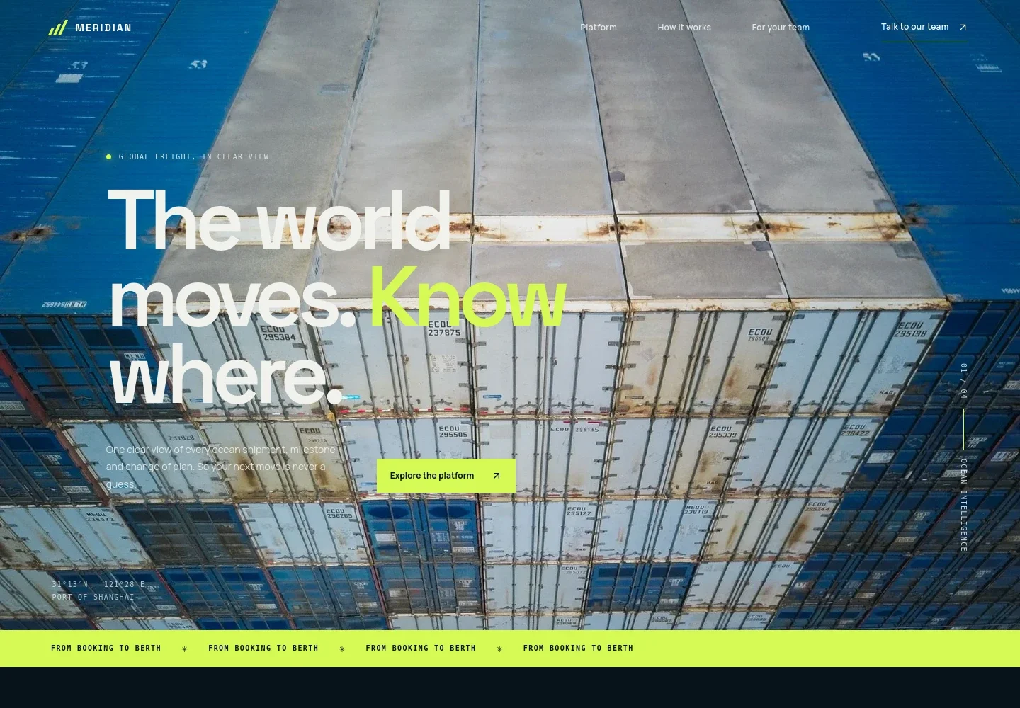 Cargo Tracking Website Template