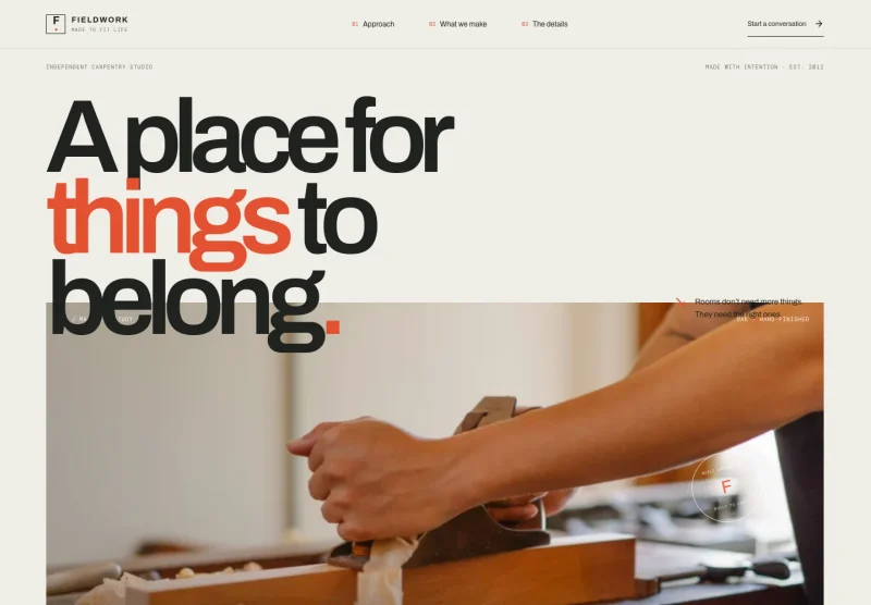 Carpentry Website Template