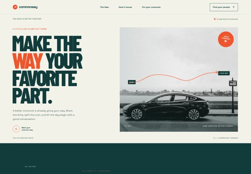 Carpooling Website Template