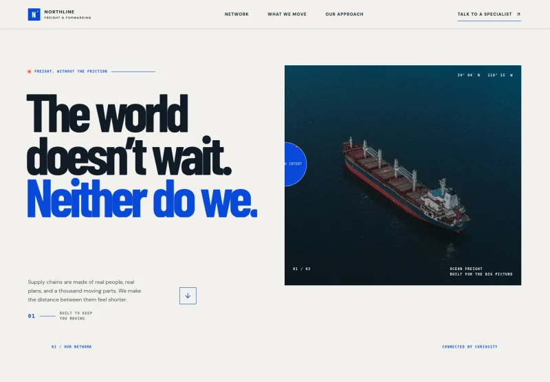 Carrier Website Template