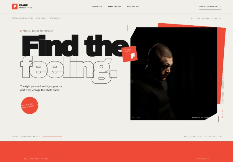 Casting Agent Website Template
