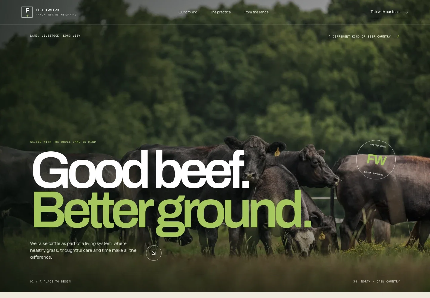Cattle Farm Website Template