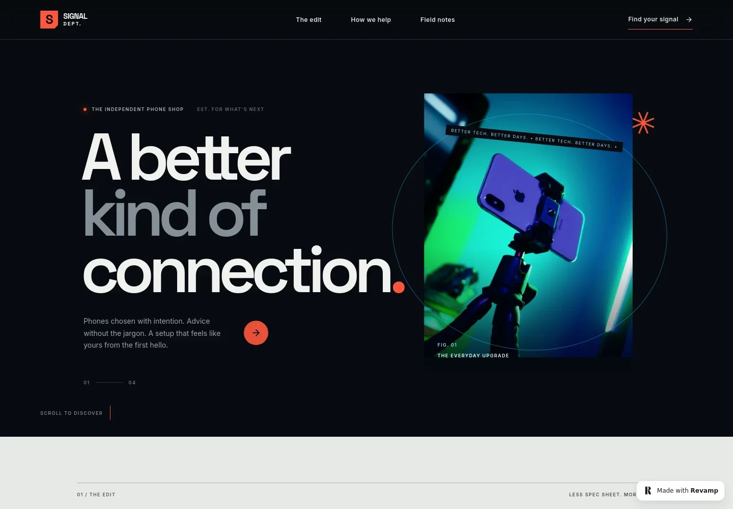 Cell Phone Sales Website Template