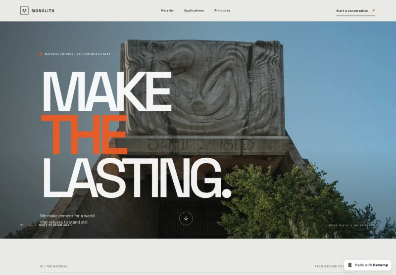Cement Website Template